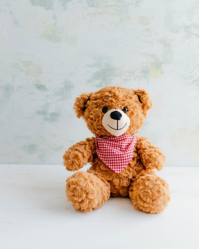 Ours en peluche à bandana
